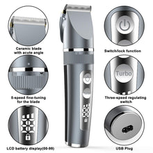 Load image into Gallery viewer, Washable Electric Hair Clipper Ceramic Professional