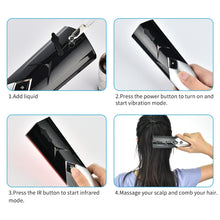 Load image into Gallery viewer, Rechargeable EMS LED Light Head Massager Brush Sonic Vibration Hair Scalp Hair Growth Anti-Hair Loss Comb Fatigue Relief