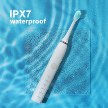 Load image into Gallery viewer, Electric Toothbrush Sonic Tooth Brush for Adult Brush 5 Heads USB Rechargeable Replacement Set Teeth Cleaner Timer 5 Modes IPX7