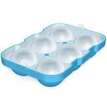 Load image into Gallery viewer, Round Ice Cube Mold Ice Ball Maker With 6 Grids For Kitchen