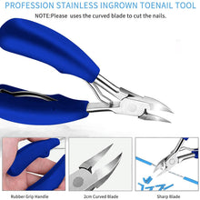 Load image into Gallery viewer, 11Pcs/Set Ingrown Toenail Tools Kit Nail Care Pedicure Tools