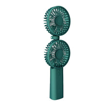 Load image into Gallery viewer, Handheld USB Mini Double Head Summer Cooler Fan