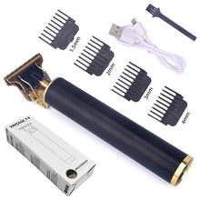 Load image into Gallery viewer, USB Rechargeable T9 Baldheaded Hair Clipper Electric
