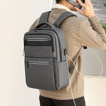 Load image into Gallery viewer, Mens Multifunctional Waterproof Backpacks USB Charging