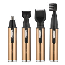Load image into Gallery viewer, 4 in 1 Electric Nose Trimmer Rechargeable Women Face Care Beard Shaver For Nose & Ear Men's Ear Nose Hair Cutter