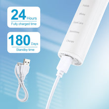 Load image into Gallery viewer, Electric Toothbrush Sonic Tooth Brush for Adult Brush 5 Heads USB Rechargeable Replacement Set Teeth Cleaner Timer 5 Modes IPX7