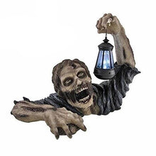Load image into Gallery viewer, Garden Horror Decoration Zombie Lantern Statues