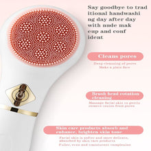 Load image into Gallery viewer, Electric Facial Cleansing Spin Brush Waterproof Face Scrubber Deep Cleaning Skin Exfoliation Makeup Remover Facial Spa Massager