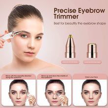 Load image into Gallery viewer, 2 in 1 Electric Eyebrow Trimmer Painless Eye Brow Epilator