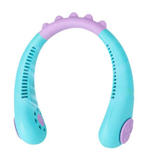 Load image into Gallery viewer, Bladeless Cute Cartoon Portable Neck Fan For Kids