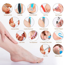 Load image into Gallery viewer, Pedicure Kit,Professional Pedicure Tools with Storage Bag