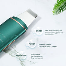 Load image into Gallery viewer, Ultrasonic Skin Scrubber Face Deep Cleaning Machine Peeling Shovel Facial Pore Cleaner Face Skin Scrubber Lifting Machine