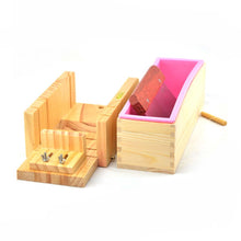 Load image into Gallery viewer, DIY Soap Making Tool Set Adjustable Wooden Soap Cutter Box