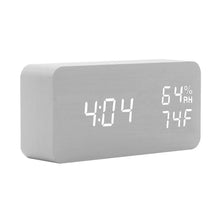 Load image into Gallery viewer, Wooden LED Digital Alarm Clock For Home Decoration