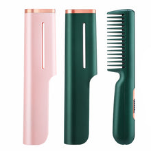 Load image into Gallery viewer, 2 In 1 Hair Straightener Fast Heat Hairdressing Comb