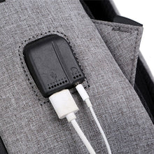 Load image into Gallery viewer, Mens Waterproof Oxford Cloth Backpacks Multifunctional USB Charging