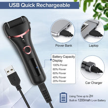 Load image into Gallery viewer, Electric Foot File Rechargeable Waterproof Hard Skin Remover