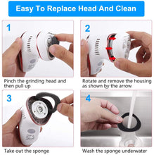 Load image into Gallery viewer, Electric Anti-Callus Foot Rasp with 6 Rollers