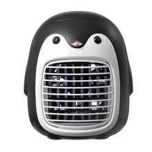 Load image into Gallery viewer, Portable Water Cooling Penguin Fan USB Rechargeable