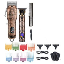 Load image into Gallery viewer, Professional Powerful 10w Full Metal Hair Clipper With Comb Kits
