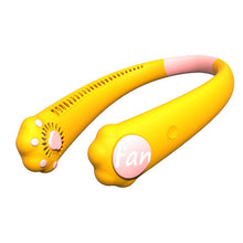 Load image into Gallery viewer, Portable Sports Mini Neck Leafless Fan