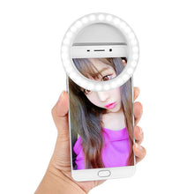 Load image into Gallery viewer, Rechargeable 30 LED Lamps Selfie Light For All Smartphones