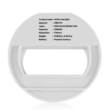 Load image into Gallery viewer, Rechargeable 30 LED Lamps Selfie Light For All Smartphones