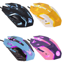 Load image into Gallery viewer, USB Wired 6 Buttons Ergonomic 2400dpi Optical Gaming Mouse