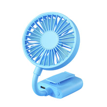 Load image into Gallery viewer, USB Mini Clip-on Fan For Cap Backpack