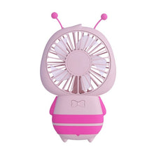 Load image into Gallery viewer, USB Rechargeable Little Bee Mini Fan For Outdoor Sports