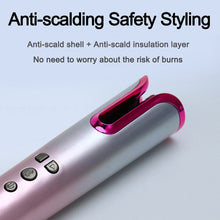 Load image into Gallery viewer, Automatic Hair Curler Wireless Rotating Curling Iron Portable LED Digital Display Temperature Adjustable Hair Styler Tool