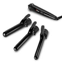 Load image into Gallery viewer, 3 in 1 Professional Curling Iron and Wand Set - 0.3 to 1.25 Inch Interchangeable Ceramic Barrel Wand Curling Iron