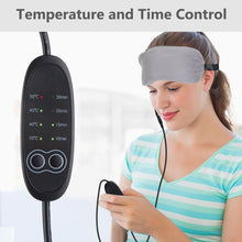 Load image into Gallery viewer, Heated Eye Mask Cold & Warm Eye Compress Aroma Treatment Dry Eyes Dark Circles Eye Bags Stye Headache Reliever Sleep Aid