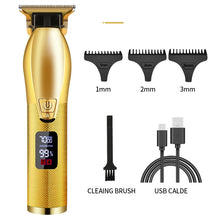 Load image into Gallery viewer, Barber All Metal Hair Clipper Rechargeable Electric