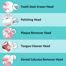 Load image into Gallery viewer, 5 in 1 Ultrasonic Dental Scaler High Frequency Vibration Sonic Tooth Cleaner Remove Stains Tartar Scraper Teeth Whitening