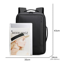 Load image into Gallery viewer, USB Charging Multifunctional Nylon Business Backpack Portable Casual