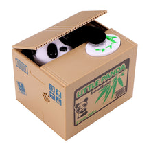 Load image into Gallery viewer, Cat Panda Piggy Bank Coin Electronic Money Saving Box