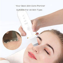Load image into Gallery viewer, Ultrasonic Cleaner Skin Scrubber Face Cleansing Machine Facial Acne Blackhead Remover USB Charge Skin Care Beauty Device