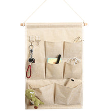 Load image into Gallery viewer, Door Wall Bedside Organizer Bag With 7 Pockets For Toys