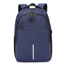Load image into Gallery viewer, Mens Multifunctional Business Casual USB Charging Rucksack