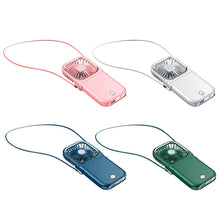 Load image into Gallery viewer, Lightweight Portable Foldable Mini Hanging Neck Fan
