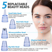 Load image into Gallery viewer, Facial Blackhead Remover Electric Acne Cleaner Blackhead Black Point Vacuum Cleaner Tool Black Spots Pore Cleaner Machine