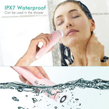 Load image into Gallery viewer, 4 in 1 Facial Cleansing Brush Rechargeable Electric Waterproof Spin Sonic Exfoliating Face Scrubber Brush Kit Skin Care