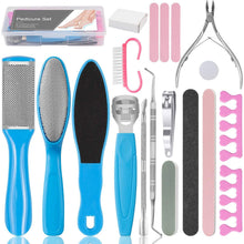 Load image into Gallery viewer, 20 in 1 Foot Files Professional Pedicure Tools Set