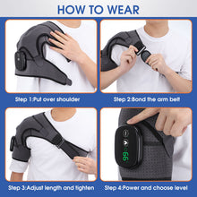 Load image into Gallery viewer, Heating Massage Shoulder Brace Support Arthritis Injury