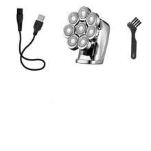 Load image into Gallery viewer, 8 Head Wet Dry Electric Shaver For Men Washable Beard Electric Razor Head Bald Shaving Machine Rechargeable