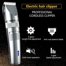 Load image into Gallery viewer, Professional Hair Trimmer Digital USB Rechargeable For Men