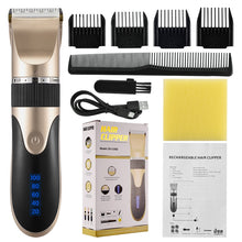 Load image into Gallery viewer, Professional Hair Trimmer Digital USB Hair Clipper