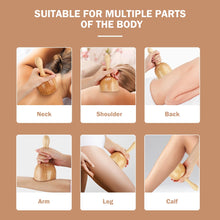 Load image into Gallery viewer, 1pc Wooden Massage Cup Wood Therapy Massage Tools hand massager