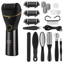 Load image into Gallery viewer, Professional Pedicure Electric Foot File USB Rechargeable Digital Display 2-Speed Grinding Pedicure Tool For Heel Callus Remover